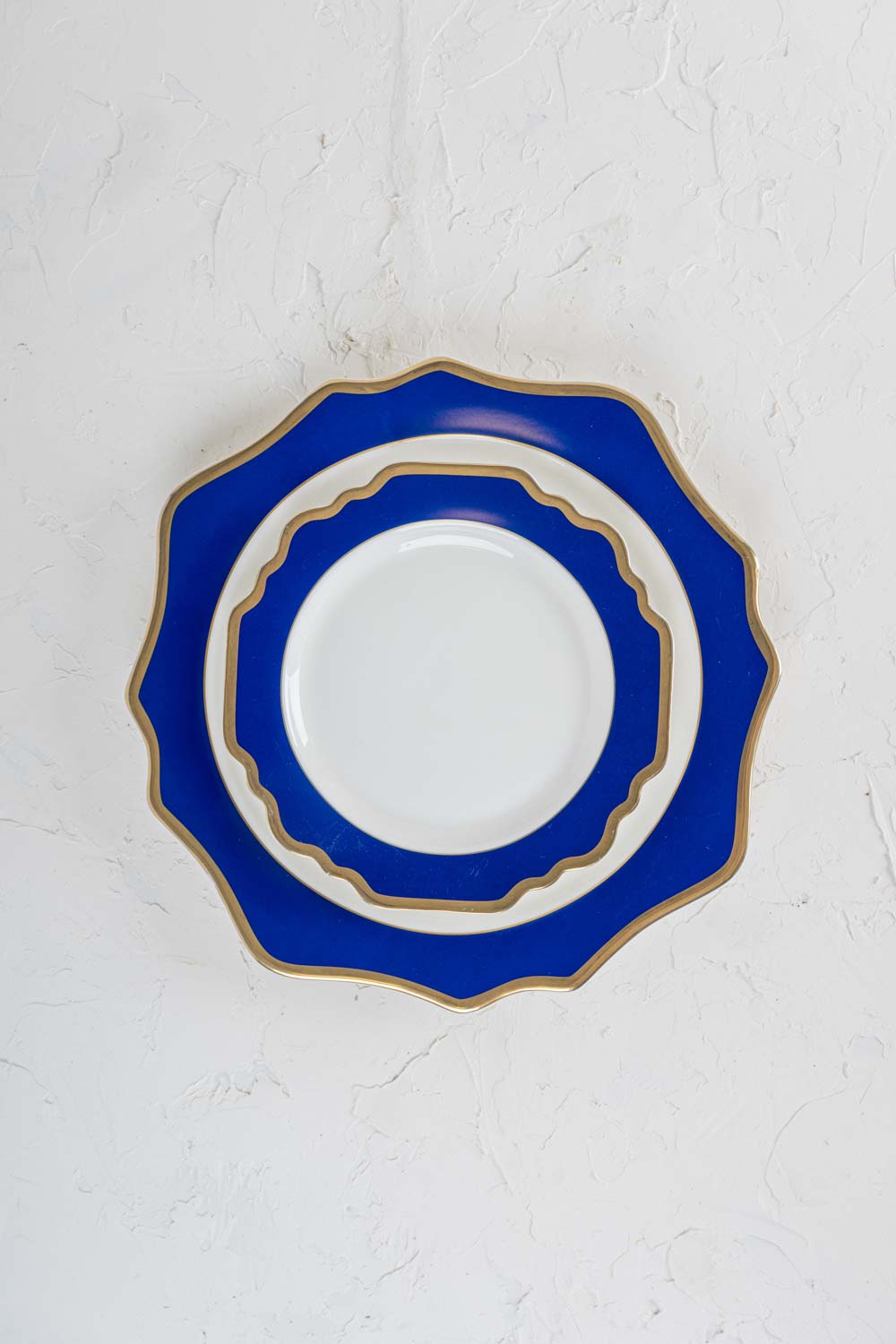 Vajilla Niza Azul Plato Postre