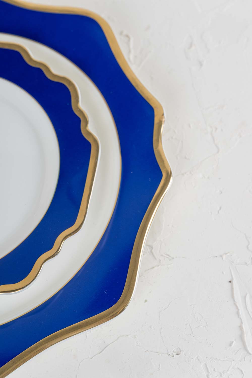 Vajilla Niza Azul Plato Postre