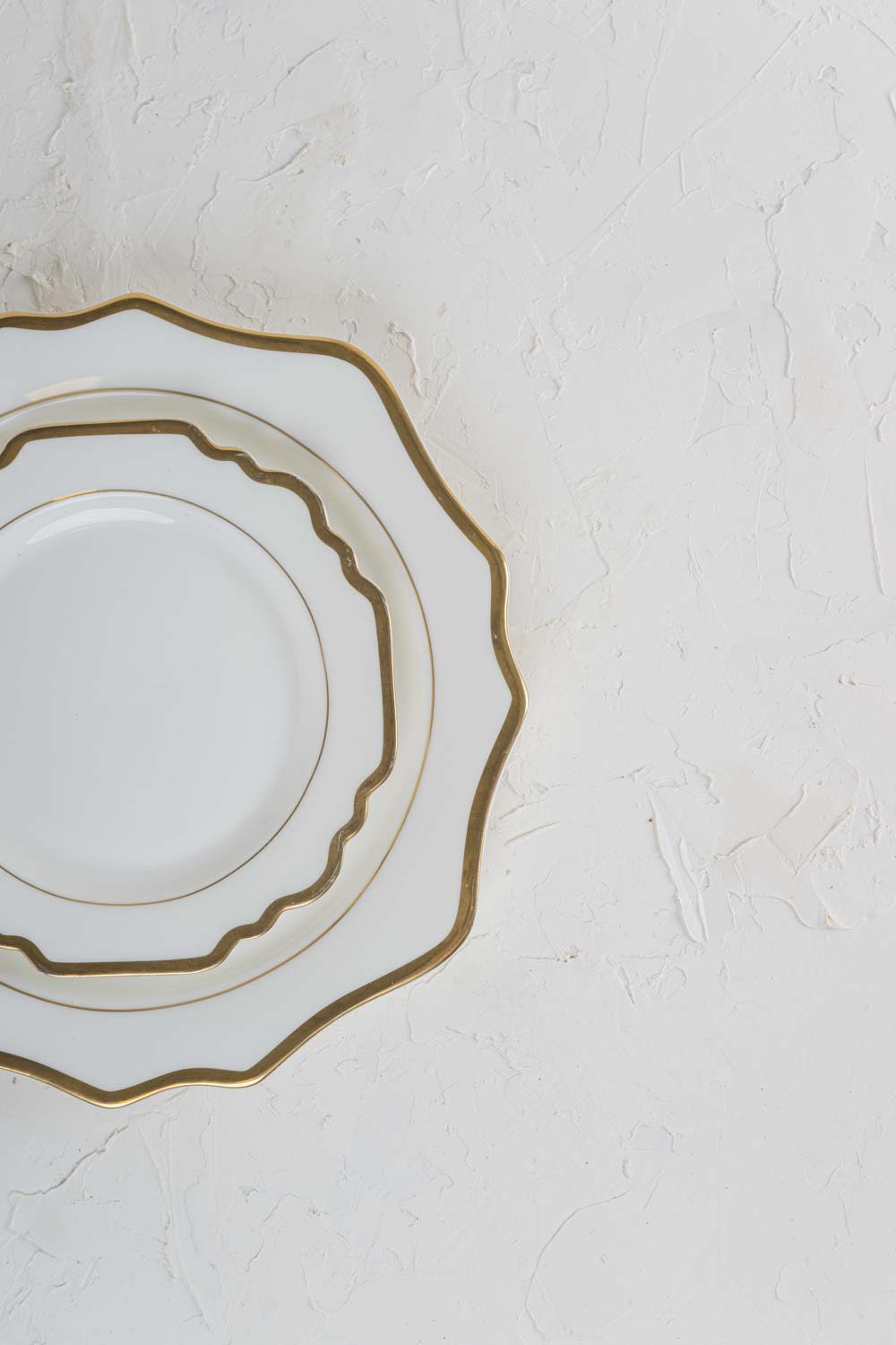 Vajilla Niza Blanca Plato Postre